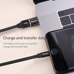 Baseus Mini USB Female to Type-C Male Adapter Converter Black