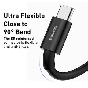 Baseus Superior Series Fast Charging Data Cable USB to Type-C 66W 1/2m