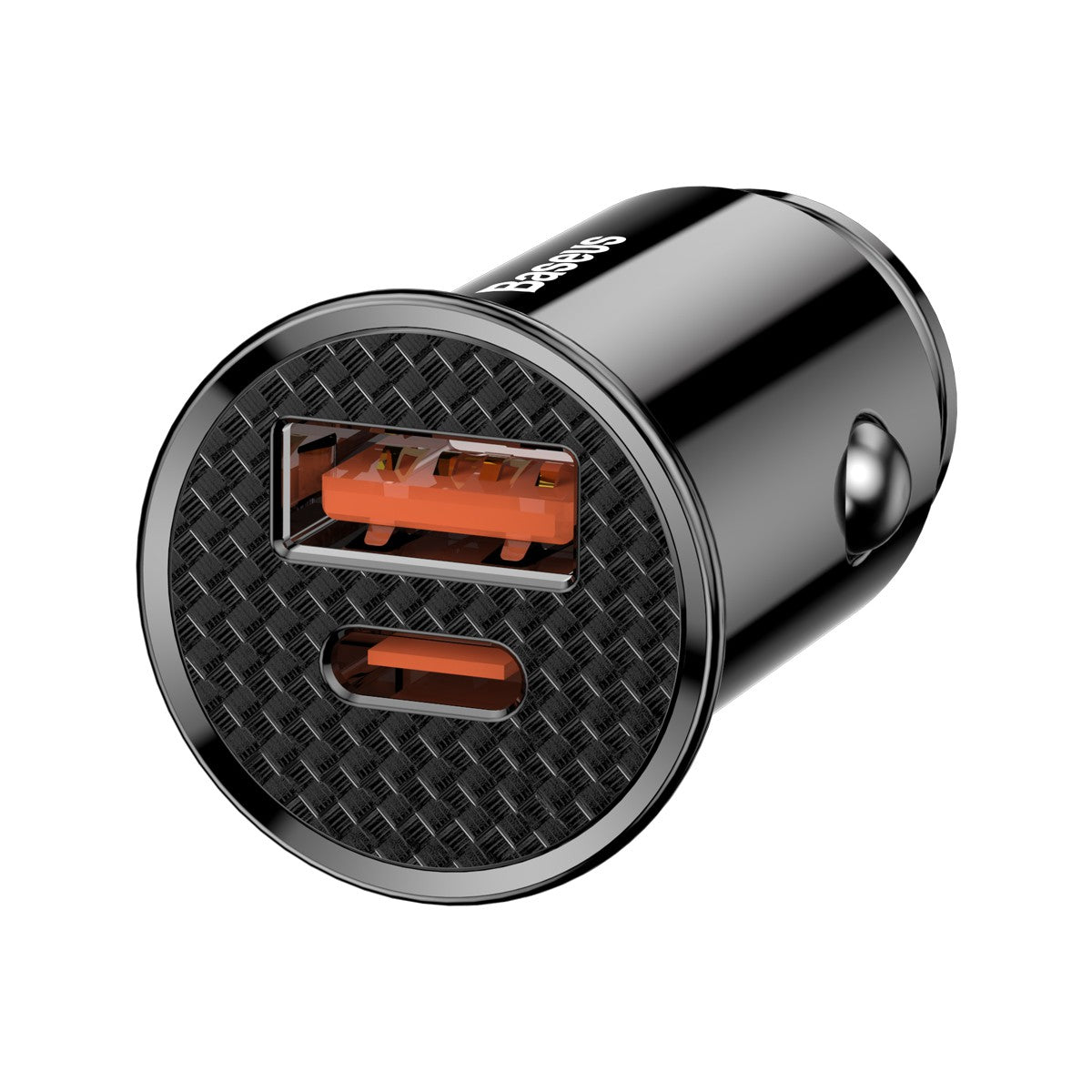 Baseus Circular Plastic A+C 30W  PPS Car Charger-Black
