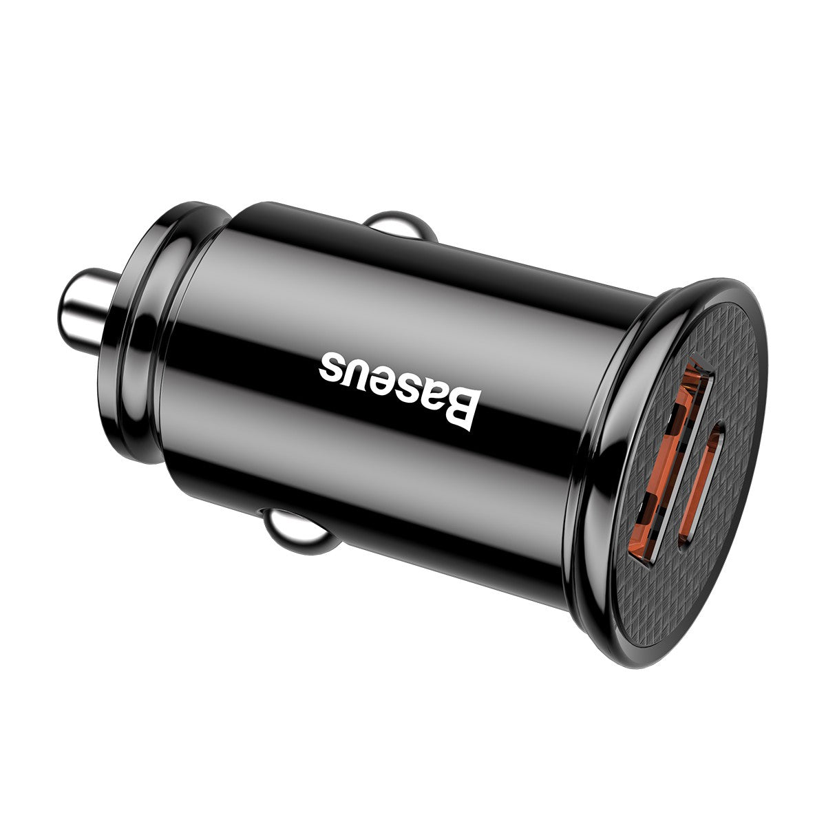 Baseus Circular Plastic A+C 30W  PPS Car Charger-Black