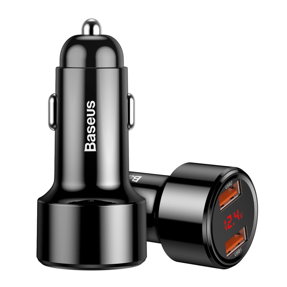 Baseus Magic Series Dual QC Digital Display for Intelligent Quick Charging and Car Charging of 45W