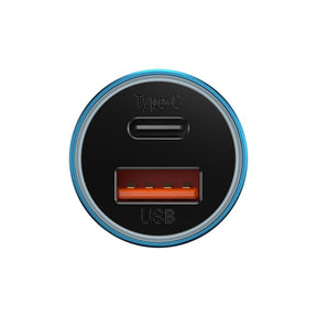 Baseus Car Charger Golgen Contactor Max-USB+Type U+C 60W