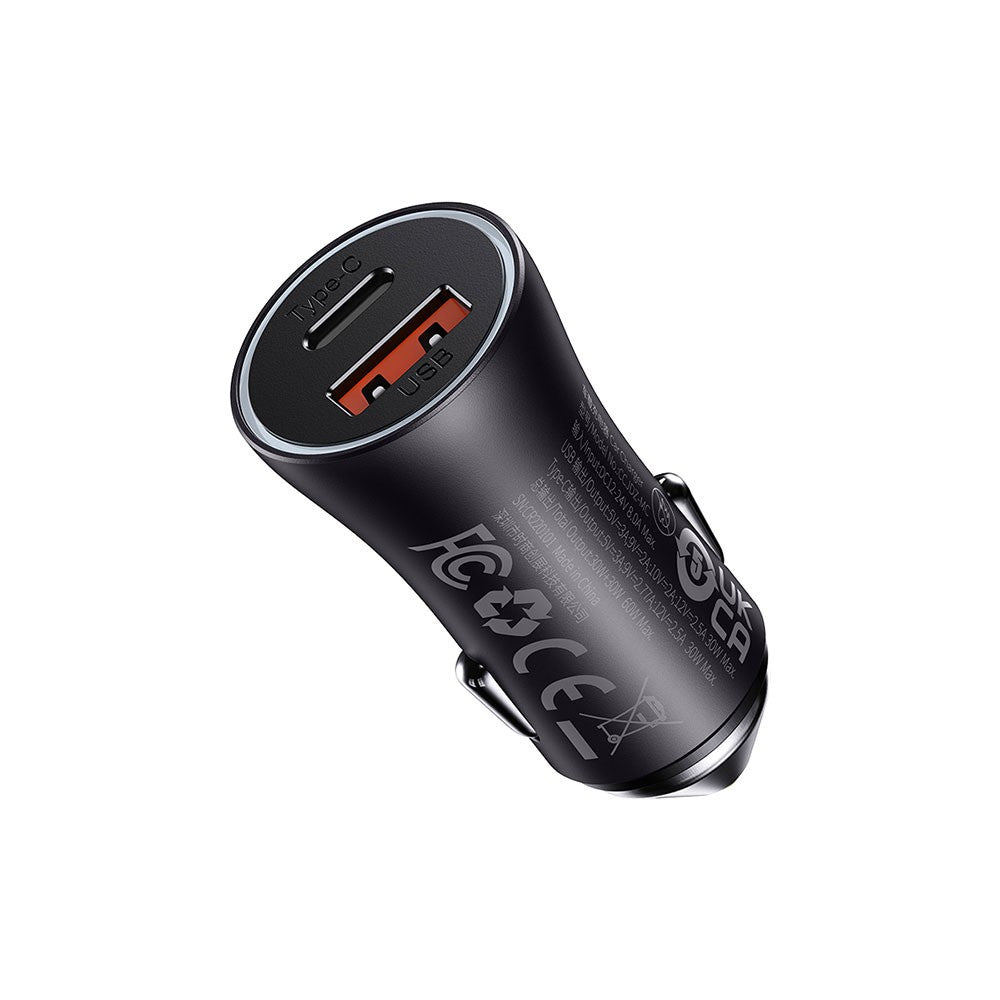 Baseus Car Charger Golgen Contactor Max-USB+Type U+C 60W