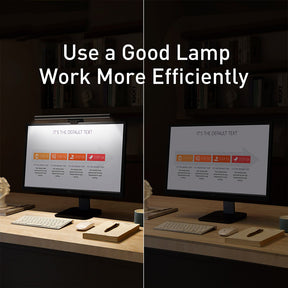 Baseus i-wok Series USB Stepless Dimming Screen Hanging Light (Youth)-Black