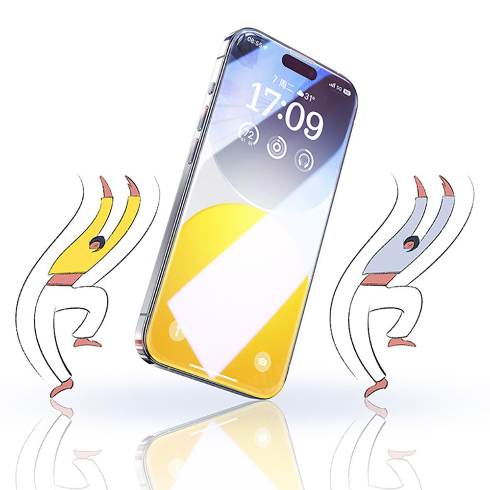 Baseus Diamond Series Full-Coverage HD Tempered Glass Screen Protector for iPhone 15/15 Pro/15 Plus/15Pro Max