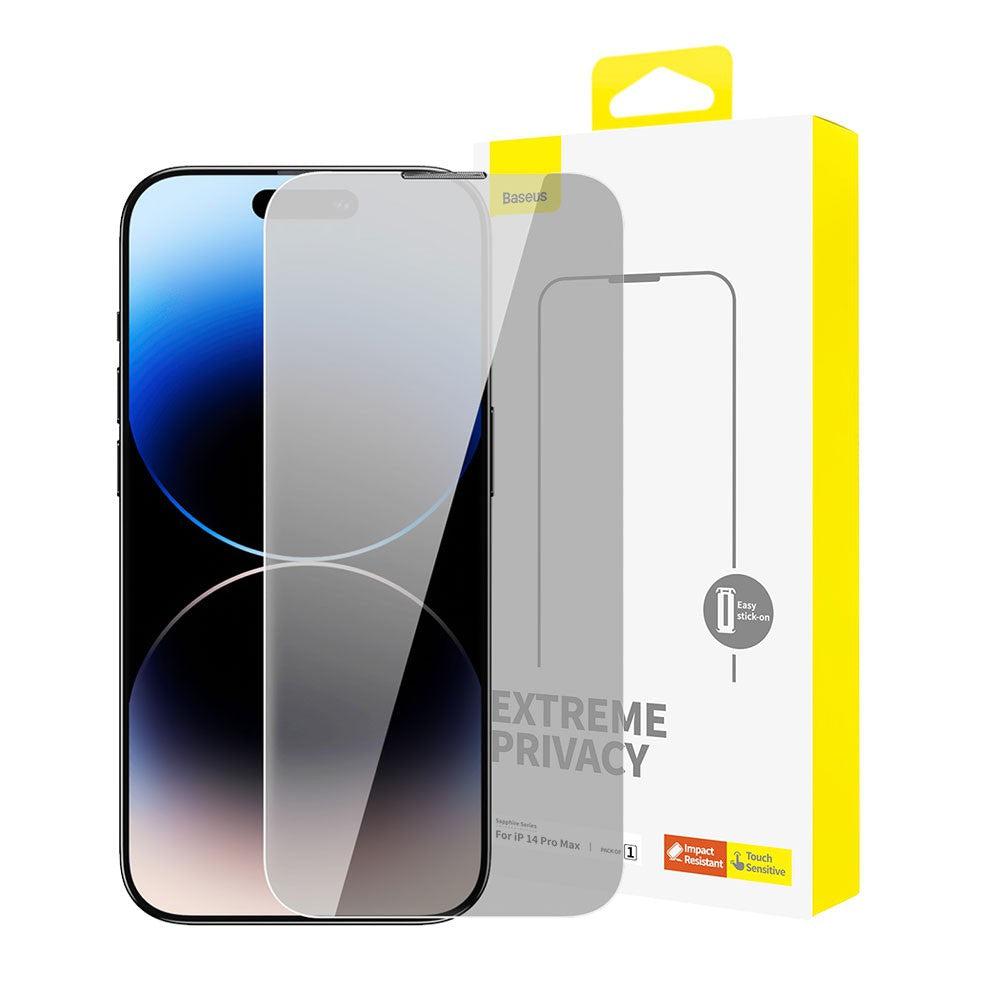 Baseus Diamond Series Privacy Protection All-Tempered-Glass For iPhone 14 Pro