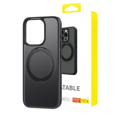 Baseus CyberLoop Series Magnetic Phone Case for iPhone 15/15 Pro/15 Plus/15Pro Max-Frosted Black