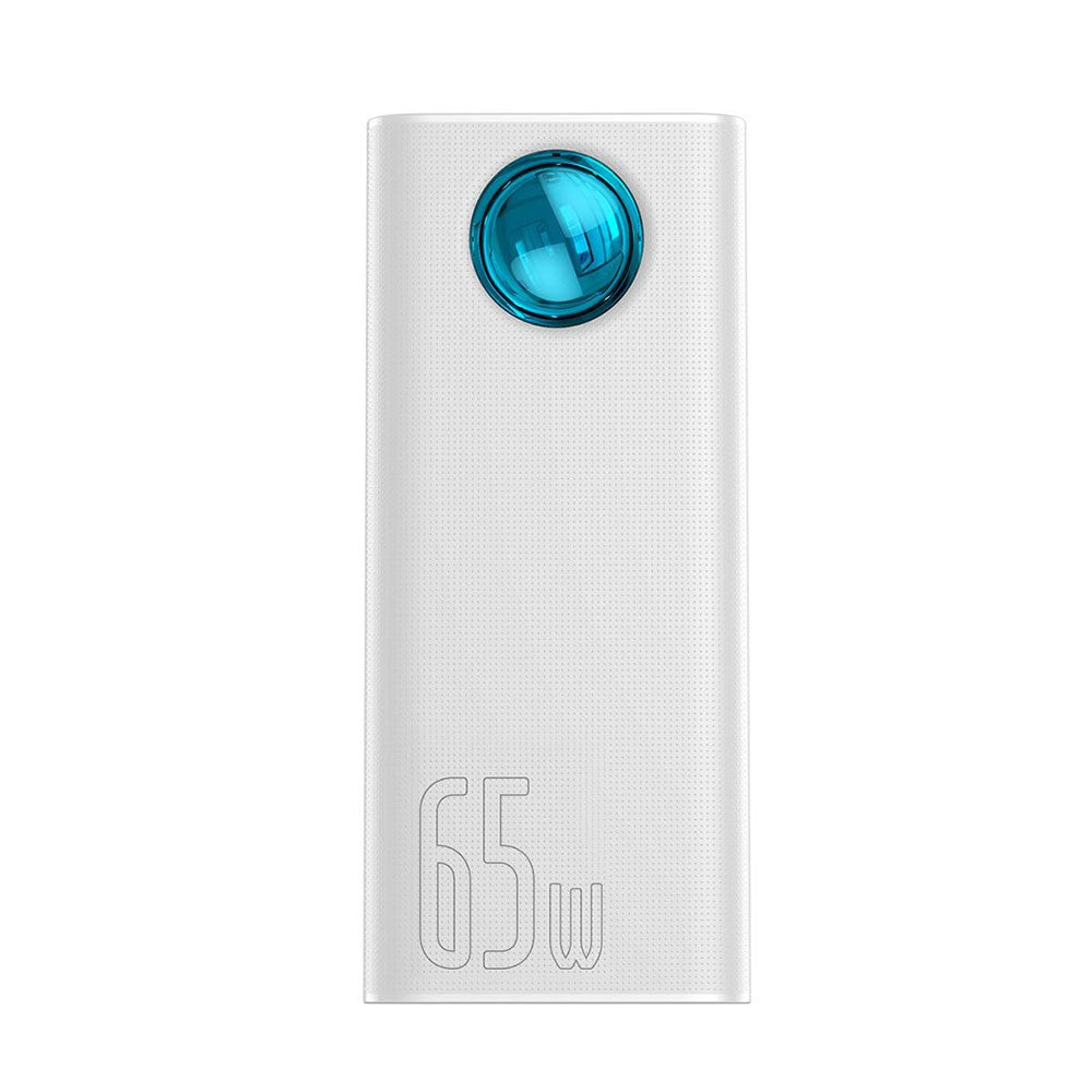Baseus Amblight Digital Display Fast Charge Power Bank 30000mAh 65W QC3.0-White