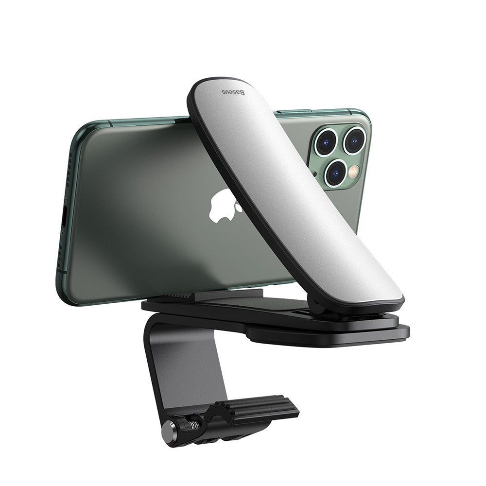 Baseus Big Mouth Pro Bracket Vehicle Mount Clip for Dashboard-Silver