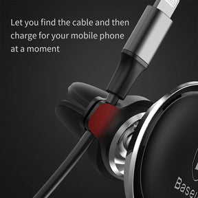 Baseus Car Mount Magnetic Air Vent Phone Holder with Cable Clip