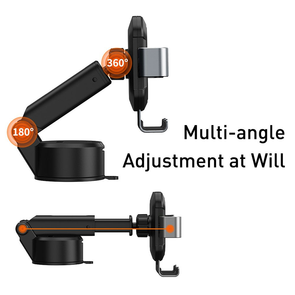 Baseus Tank Gravity Car mount Holder with Suction Base-Black
