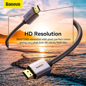 Baseus High Definition Series Graphene HDMI to HDMI 4K Adapter Cable 1.5/2/5M-Black