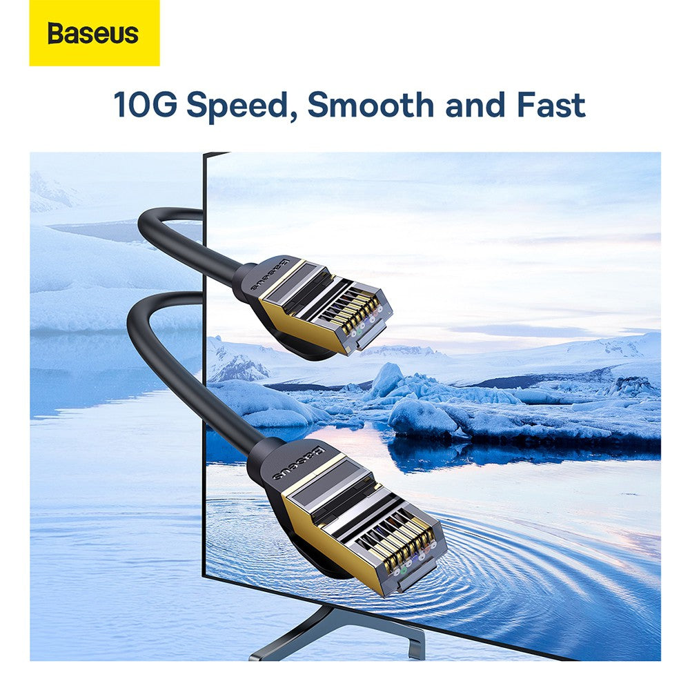 Baseus High Speed Seven Types of RJ45 10 Gigabit Network Cable 1/2/3/20/30M-Black