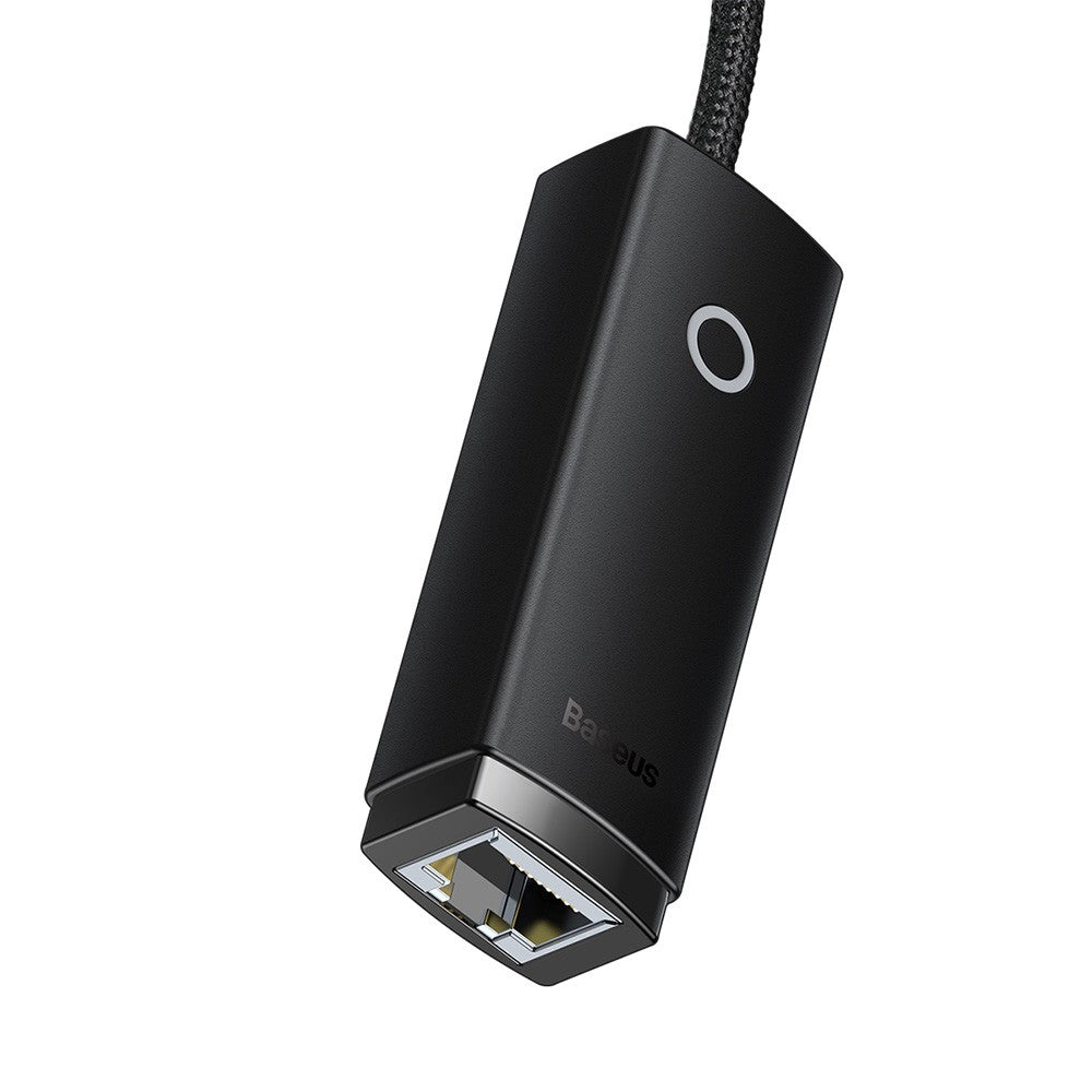 Baseus Lite Series Ethernet Adapter USB-A to RJ45 LAN Port 100Mbps-Black