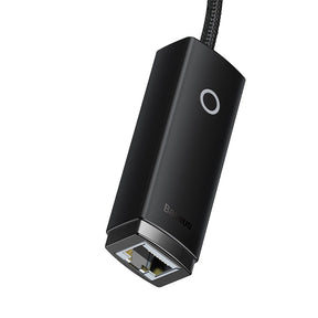 Baseus Lite Series Ethernet Adapter USB-A to RJ45 LAN Port 100Mbps-Black