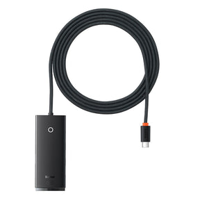Baseus Lite Series 4-Port Type-C HUB Adapter (Type-C to USB 3.0*4 ) 2m-Black